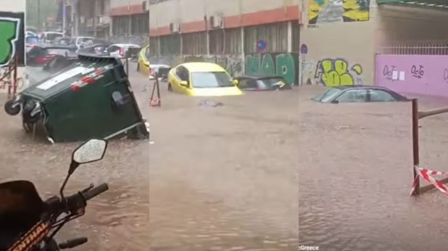 Ο "φιλόδοξος" Χάρης Δούκας, τα φρεάτια της ΕΥΔΑΠ και οι δρόμοι της Αθήνας που έγιναν (πάλι) ποτάμια