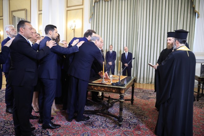 Ορκωμοσία κυβέρνησης