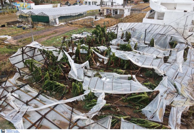 Μάλια Κακοκαιρία Καταστροφές