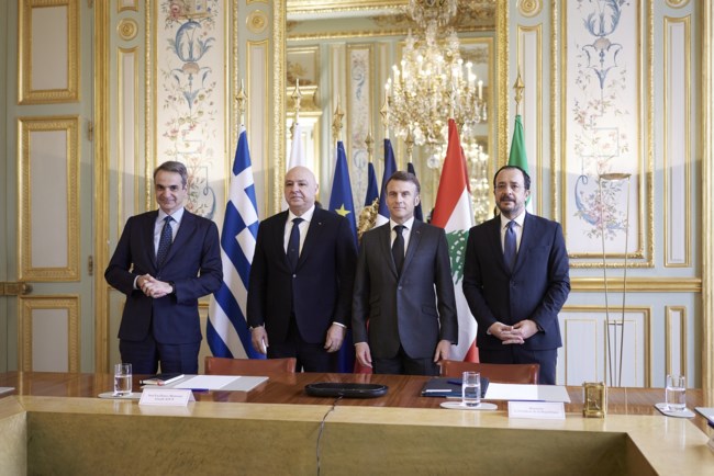 Μητσοτάκης: Ελλάδα και Κύπρος πυλώνες σταθερότητας στην ανατολική Μεσόγειο - Πολύ σημαντική η γαλλική παρουσία