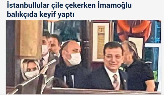 Σάλος με τον Ιμάμογλου στην Τουρκία: Ετρωγε σε... ψαροταβέρνα την ώρα της χιονοθύελλας - Καρφιά από Ερντογάν