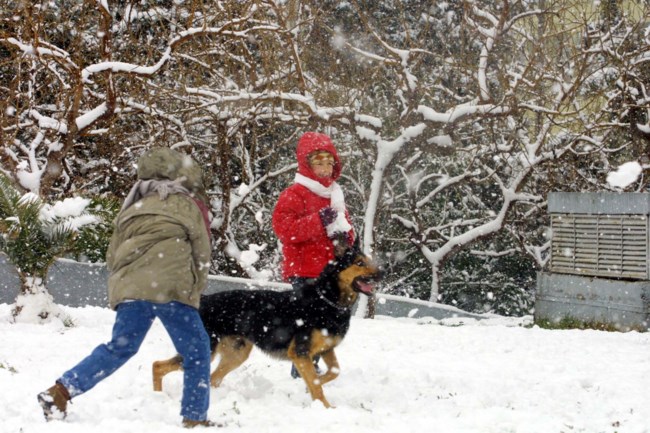 παιδια χιονια