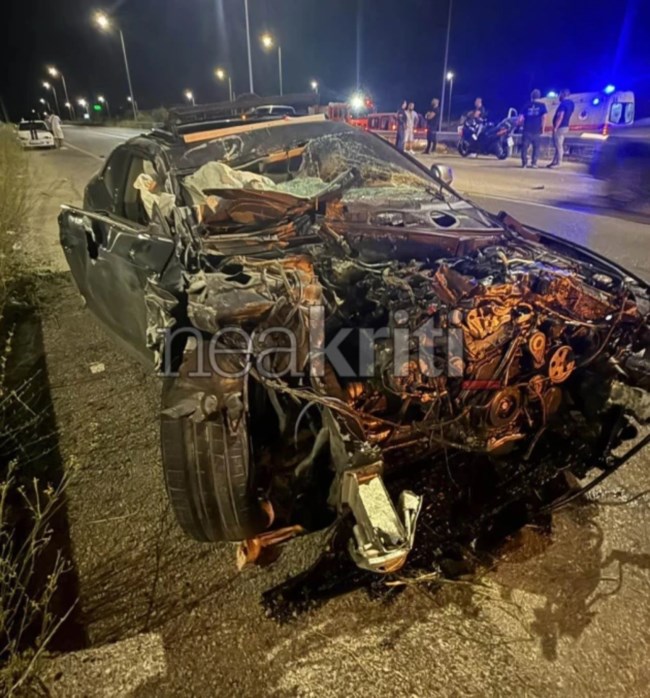 Θανατηφόρο τροχαίο στο Ηράκλειο: Νεκρός ηλικιωμένος, δύο τραυματίες - Σοκαριστικές εικόνες
