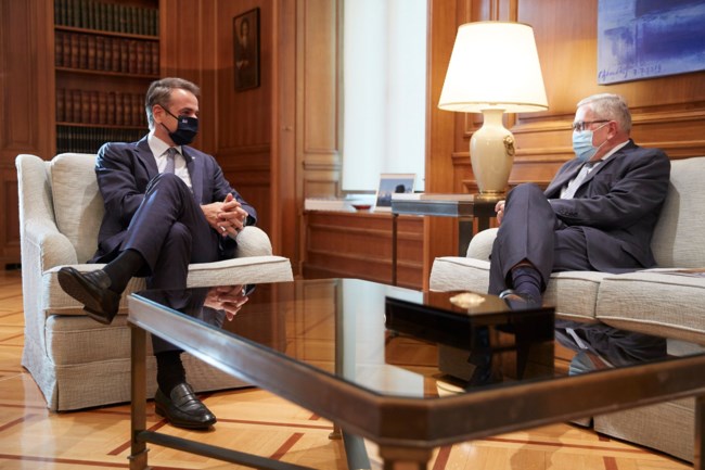 Συνάντηση Μητσοτάκη - Ρέγκλινγκ: Μεταρρυθμίσεις και αξιοποίηση πόρων του Ταμείου Ανάκαμψης