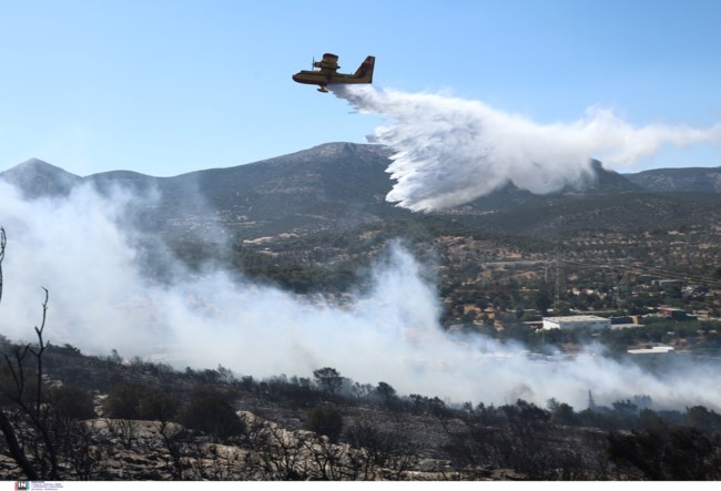 Φωτιά στο Κορωπί