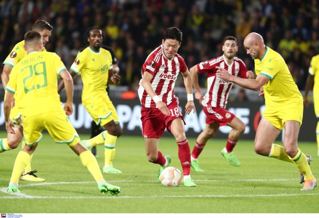 Europa League: Ήττα από τη Ναντ για τον κακό Ολυμπιακό - Έφαγε πάλι γκολ στις καθυστερήσεις [Βίντεο]