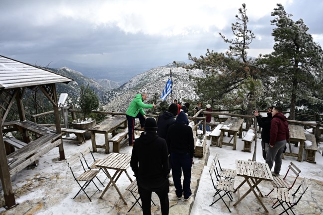 Χιόνια στην Πάρνηθα