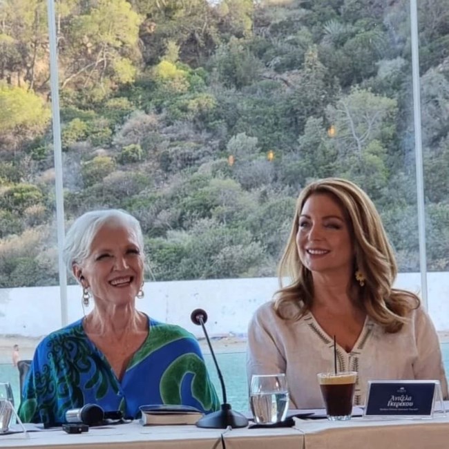 Μαρέβα Γκραμπόφσκι - Μαριάνα Λάτση - Μάγιε Μασκ: Κομψές σε event στη Βουλιαγμένη και στο Μουσείο Ακρόπολης