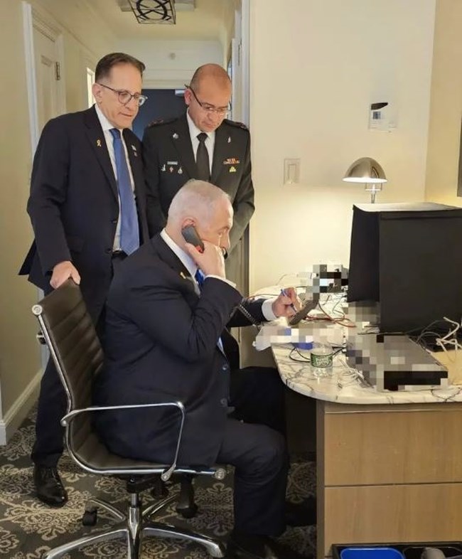 Ισραήλ: Η στιγμή που ο Νετανιάχου εγκρίνει το σφοδρό χτύπημα στη Βηρυτό [εικόνα]