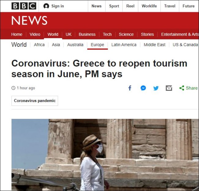 Ενθουσιασμός στα διεθνή ΜΜΕ για την έναρξη της τουριστικής σεζόν στην Ελλάδα