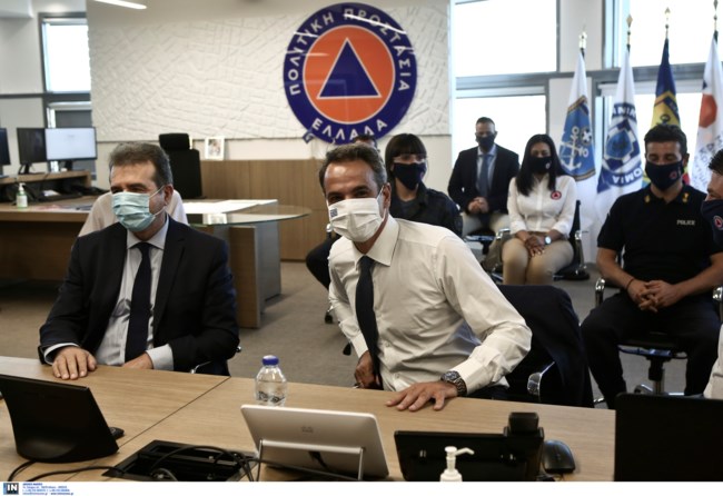 Μητσοτάκης στην Πολιτική Προστασία: "Αποδείξαμε στην πράξη ότι μπορούμε να τα φέρουμε όλα εις πέρας"