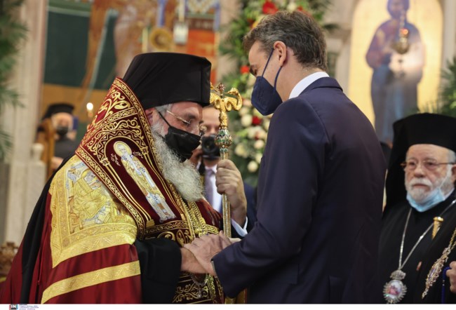 Κρήτη: Η τελετή Ενθρόνισης του νέου Αρχιεπισκόπου Κρήτης, παρουσία Μητσοτάκη και Ανδρουλάκη