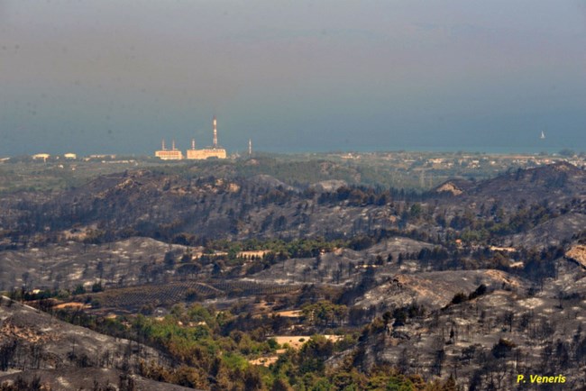 Νέα πυρκαγιά κοντά στη πόλη της Ρόδου - Επιχειρεί ισχυρή πυροσβεστική δύναμη