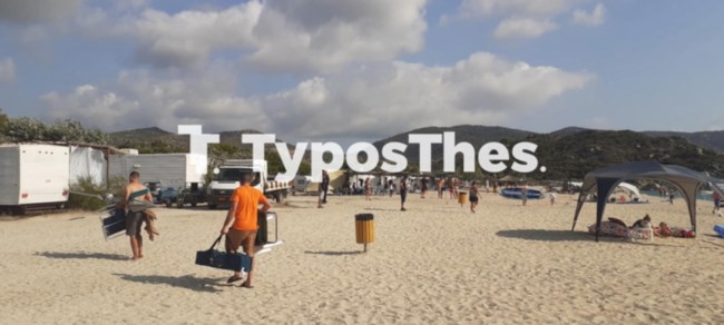 Έφοδος σε γνωστό κάμπινγκ στη Χαλκιδική που είχε "καταλάβει" την παραλία με μόνιμες κατασκευές- Το κατήγγειλε τουρίστρια