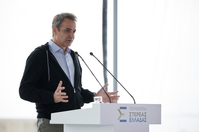 Μητσοτάκης στο νέο λιμάνι του Αγίου Κωνσταντίνου: Συντελείται κοσμογονία στις υποδομές [εικόνες - βίντεο]
