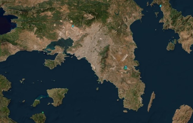 Έξι σεισμοί στην Αττική μέσα σε δύο ώρες - Τι κατέγραψε το Γεωδυναμικό Ινστιτούτο [εικόνα]