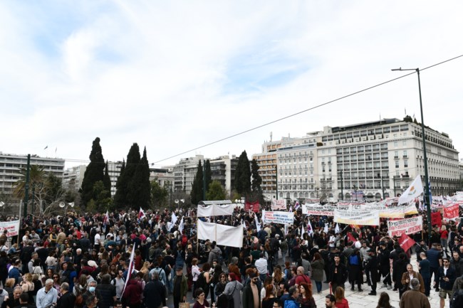 Συλλαλητήριο για τα Τέμπη: Πού έχει διακοπεί η κυκλοφορία - Ποιοι σταθμοί του Μετρό έχουν κλείσει