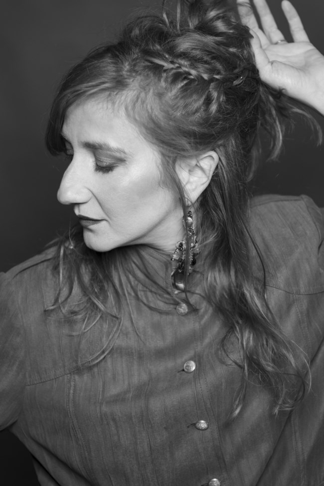 H Μαρία Παπαγεωργίου στον Κήπο του Μεγάρου