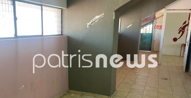 Ζημιές στη Ζαχάρω από τον σεισμό