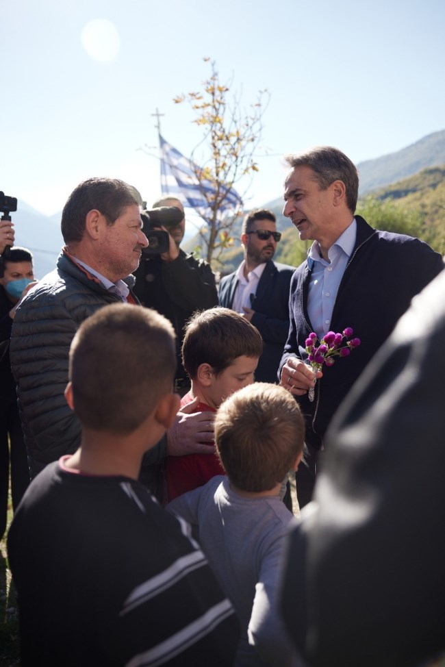 Μητσοτάκης στα Αγραφα: Με εμένα πρωθυπουργό δεν υπάρχουν πολίτες δυο ταχυτήτων [Εικόνες]