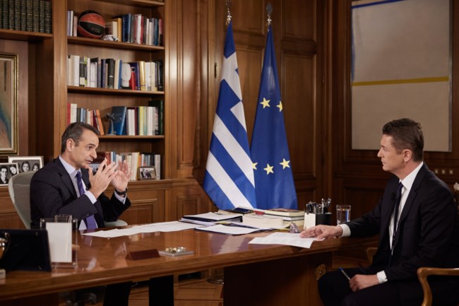 Μητσοτάκης στον Alpha: "Εθνικά επιβεβλημένη η αποστολή οπλισμού στην Ουκρανία" - "Ανοικτός σε συνάντηση με τον Τούρκο Πρόεδρο"