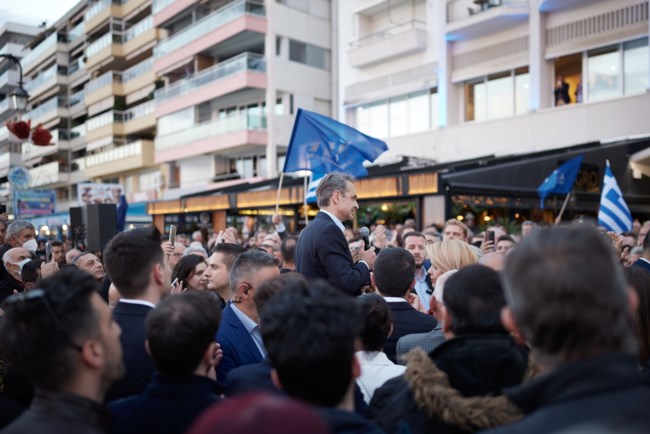 Ο Μητσοτάκης στη Χαλκίδα: Δεν χρειαζόμαστε ασταθείς κυβερνήσεις συνεργασίας που ο ένας θα υπονομεύει τον άλλον