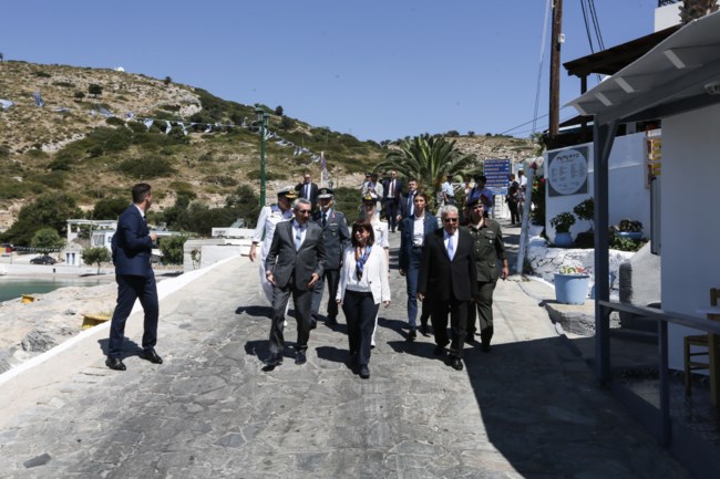 Σακελλαροπούλου από Αγαθονήσι: Η Ελλάδα θα προασπίσει με κάθε τρόπο τα κυριαρχικά της δικαιώματα