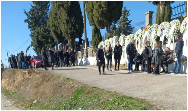 Κηδεία Γιώργου Ζαγκλιβέρη