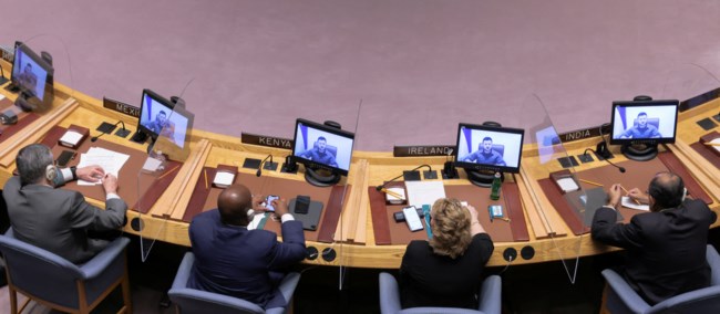 Παθιασμένος ο Ζελένσκι στο Σ.Α του ΟΗΕ: "Γυναίκες βιάστηκαν και δολοφονήθηκαν μπροστά στα παιδιά τους" [Βίντεο]
