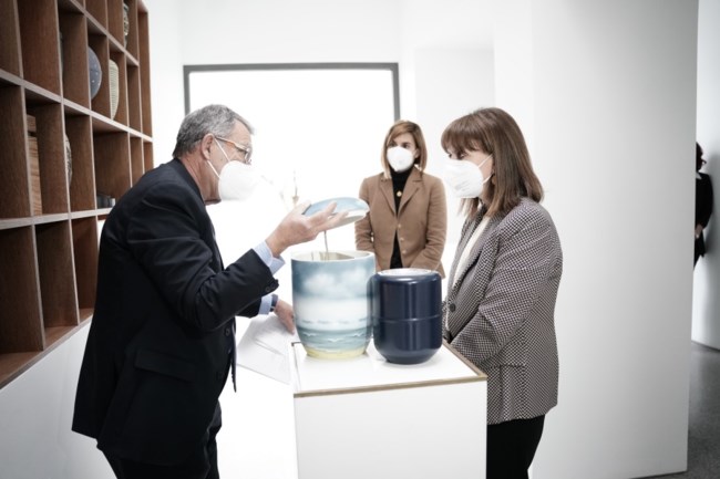 Κατερίνα Σακελλαροπούλου: Επισκέφθηκε το Κέντρο Αποτέφρωσης Νεκρών στη Ριτσώνα