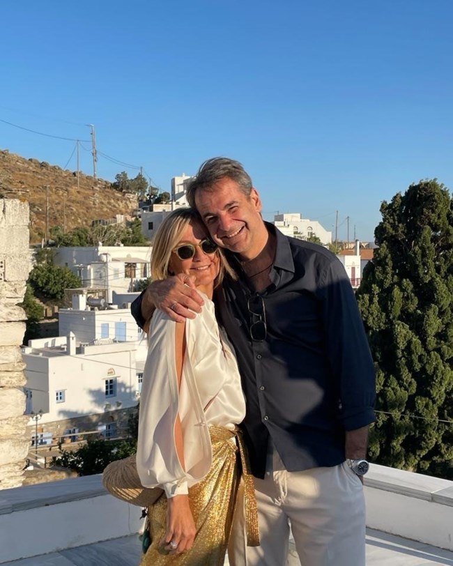 "Χρόνια πολλά αγάπη μου!": Οι ευχές του Κυριάκου Μητσοτάκη στη σύζυγό του Μαρέβα για τα γενέθλιά της