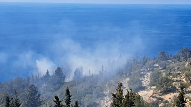 Φωτιά -Λευκάδα