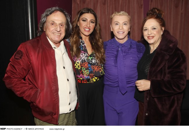 Ελένη Ράντου - Βασίλης Παπακωνσταντίνου: Βραδινή έξοδος για το ζευγάρι