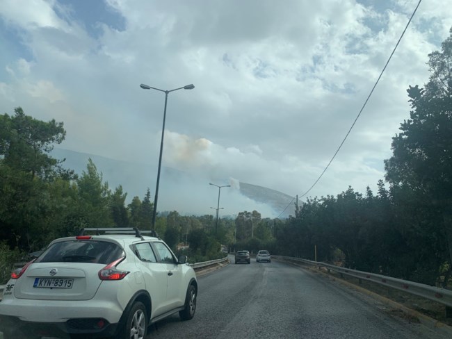 Φωτιά - Βύρωνας