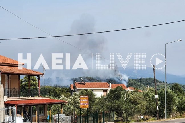Φωτιά στην Ηλεία
