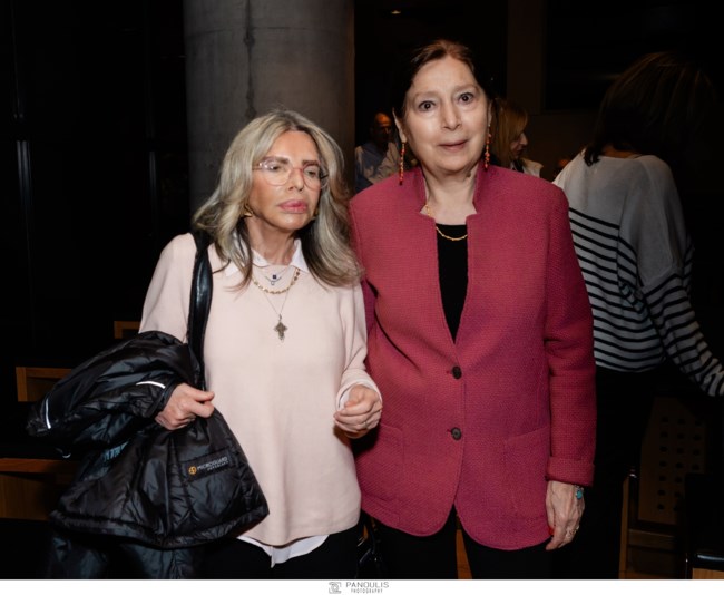 H μητέρα της Μαρέβας Μητσοτάκη σε μία πολύ σπάνια δημόσια εμφάνιση
