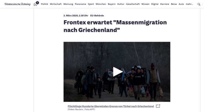 Μαζικές ροές προς Ελλάδα αναμένει η Frontex - Τι λέει εμπιστευτική αναφορά