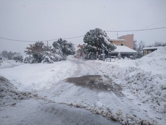 Φθιώτιδα Χιόνια