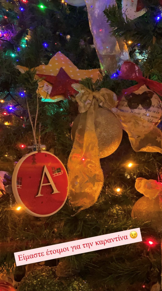 Δούκισσα Νομικού: Μας δείχνει το εντυπωσιακό χριστουγεννιάτικο δέντρο της