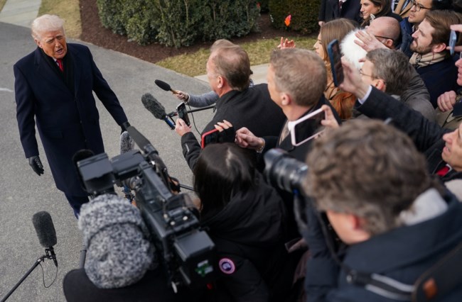 ΝΤΟΝΑΛΝΤ ΤΡΑΜΠ ΔΗΛΩΣΕΙΣ ΔΗΜΟΣΙΟΓΡΑΦΟΙ