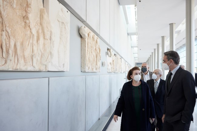 Κυριάκος Μητσοτάκης Λίνα Μενδώνη