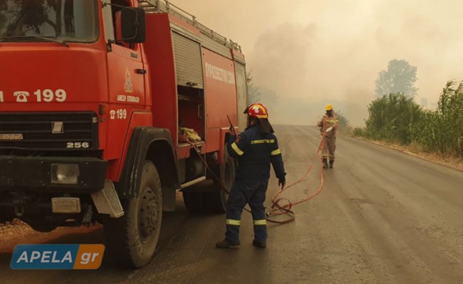 Φωτιά στο Γύθειο