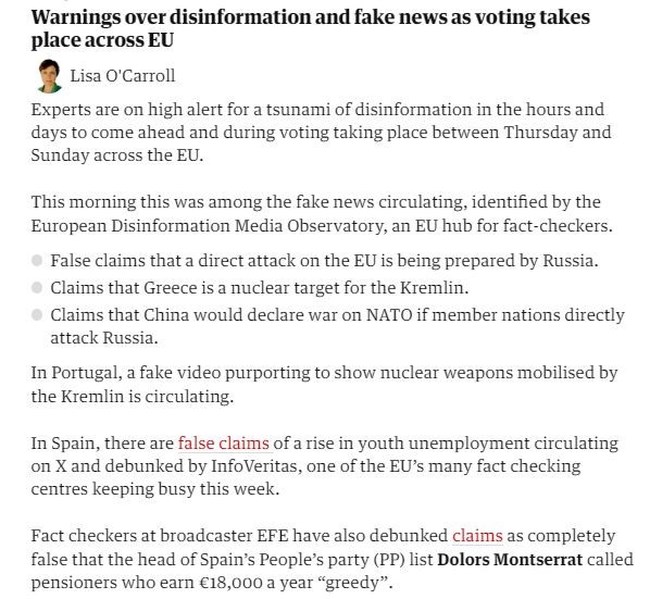 Αποκάλυψη Guardian: Η Ελλάδα πθανός στόχος ρωσικών fake news - Τα ψεύδη για πυρηνική επίθεση στη χώρα μας