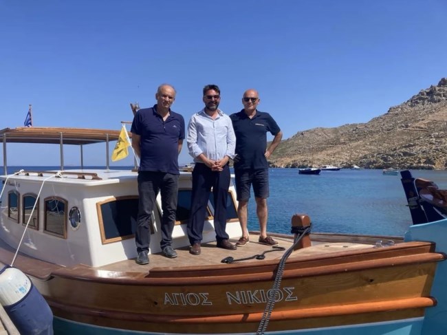Ο δήμος Χάλκης απέκτησε ηλεκτροκίνητο καΐκι [εικόνες]