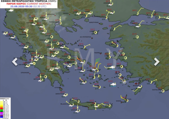 Καλοκαίρι με θερμοκρασίες μέχρι 37 βαθμούς αλλά και βροχές σε πολλές περιοχές