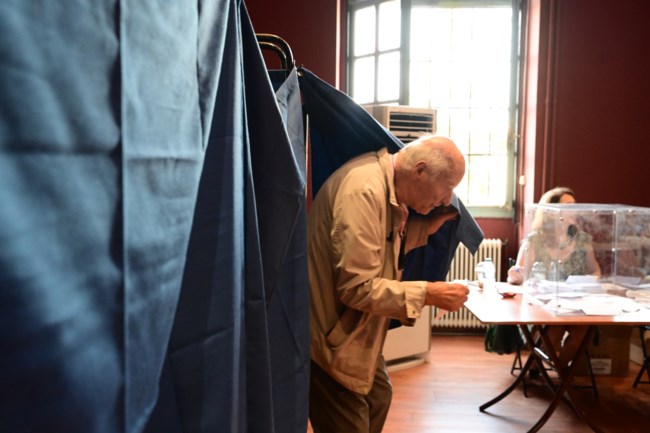 Εικόνες από τον δεύτερο γύρο των εκλογών στο ΠΑΣΟΚ