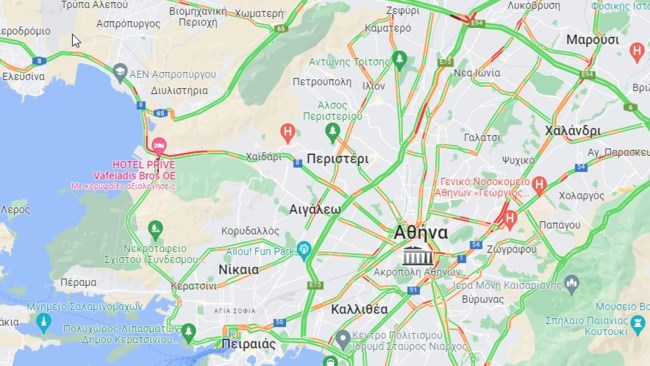 Καθυστερήσεις στην Αττική Οδό: Μποτιλιάρισμα στην Αθηνών - Κορίνθου - Live η κίνηση