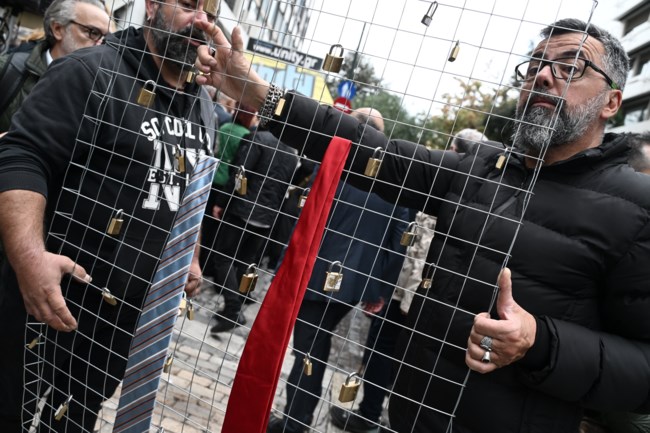 Πορεία ελεύθερων επαγγελματιων