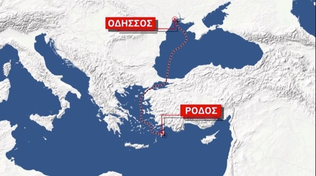 Ρόδος: Νάρκη από την Ουκρανία ξεβράστηκε στο νησί - Την εντόπισε χειμερινός κολυμβητής [βίντεο]