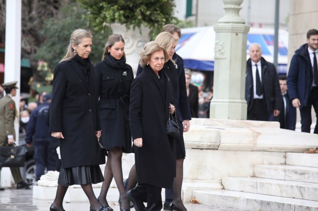 βασιλισσα ειρηνη κηδεια σοφια ισπανιας